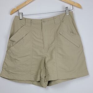 Royal Robbins Cream High Rise Lightweight Shorts Size 8 Women’s Gorpcore Outdoor